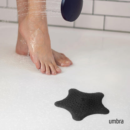 Umbra Starfish Drain Cover/Hair Catcher, Black
