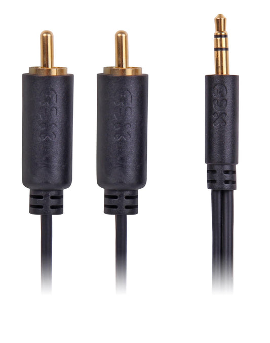 XCD Essentials 3.5mm to 2RCA Audio Cable 1M V2