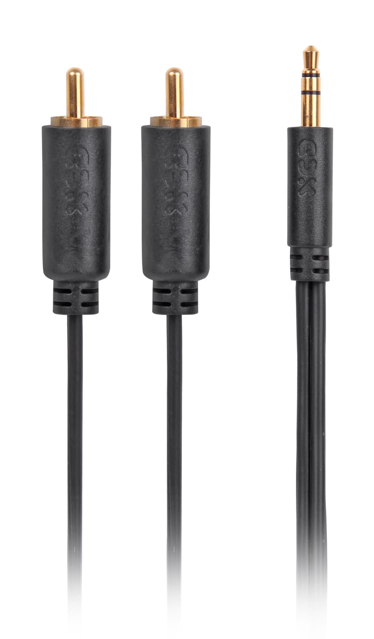 XCD Essentials 3.5mm to 2RCA Audio Cable 4M V2