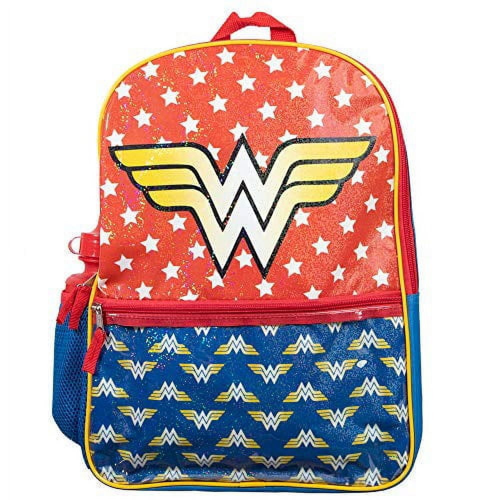 Bioworld Wonder Woman 5-piece Backpack and Lunch Set