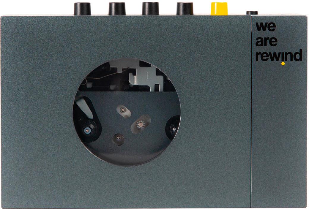 We Are Rewind Portable Bluetooth Cassette Player (Keith Black)