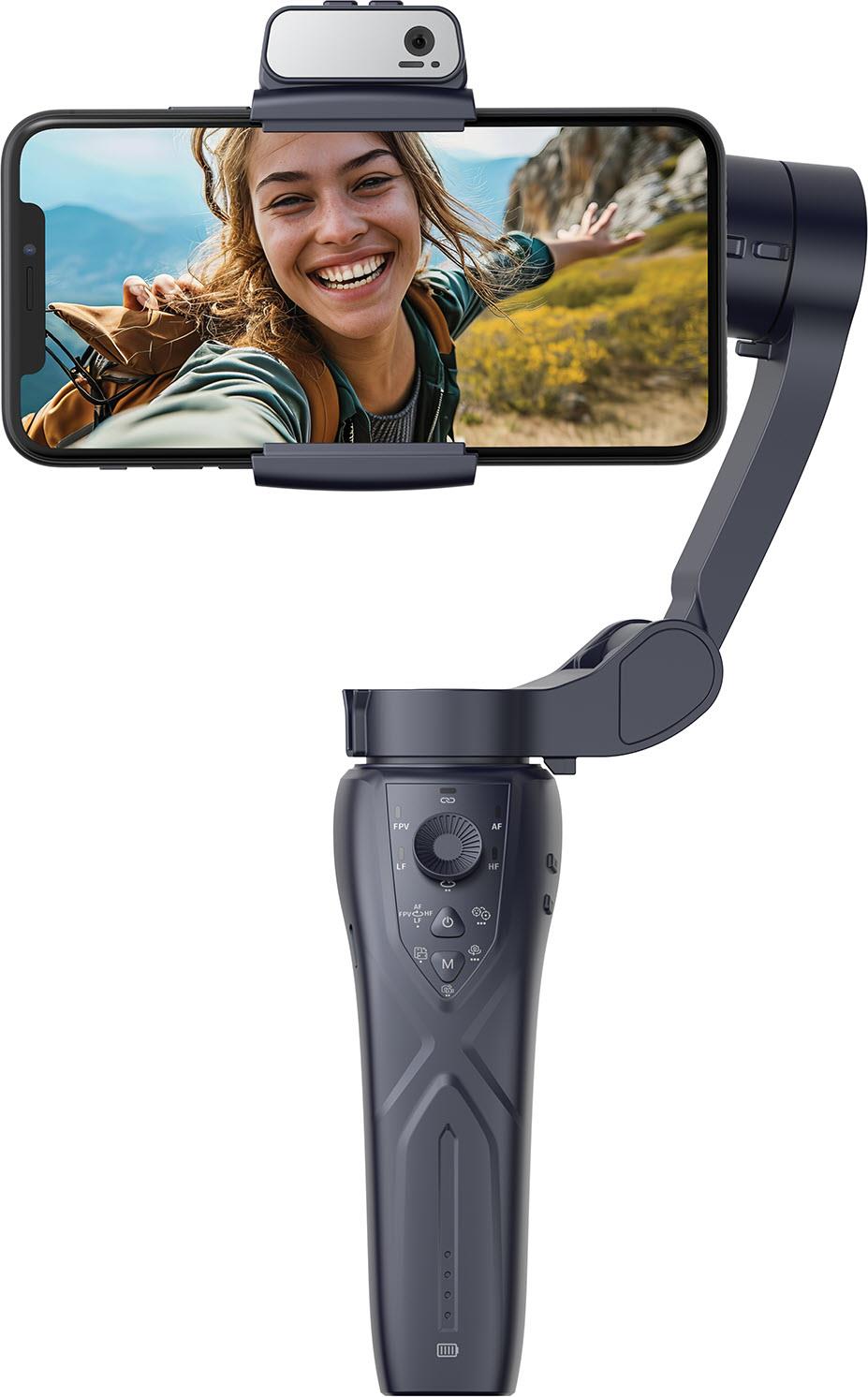 Zero-X 3-Axis Gimbal with AI and Fill Light