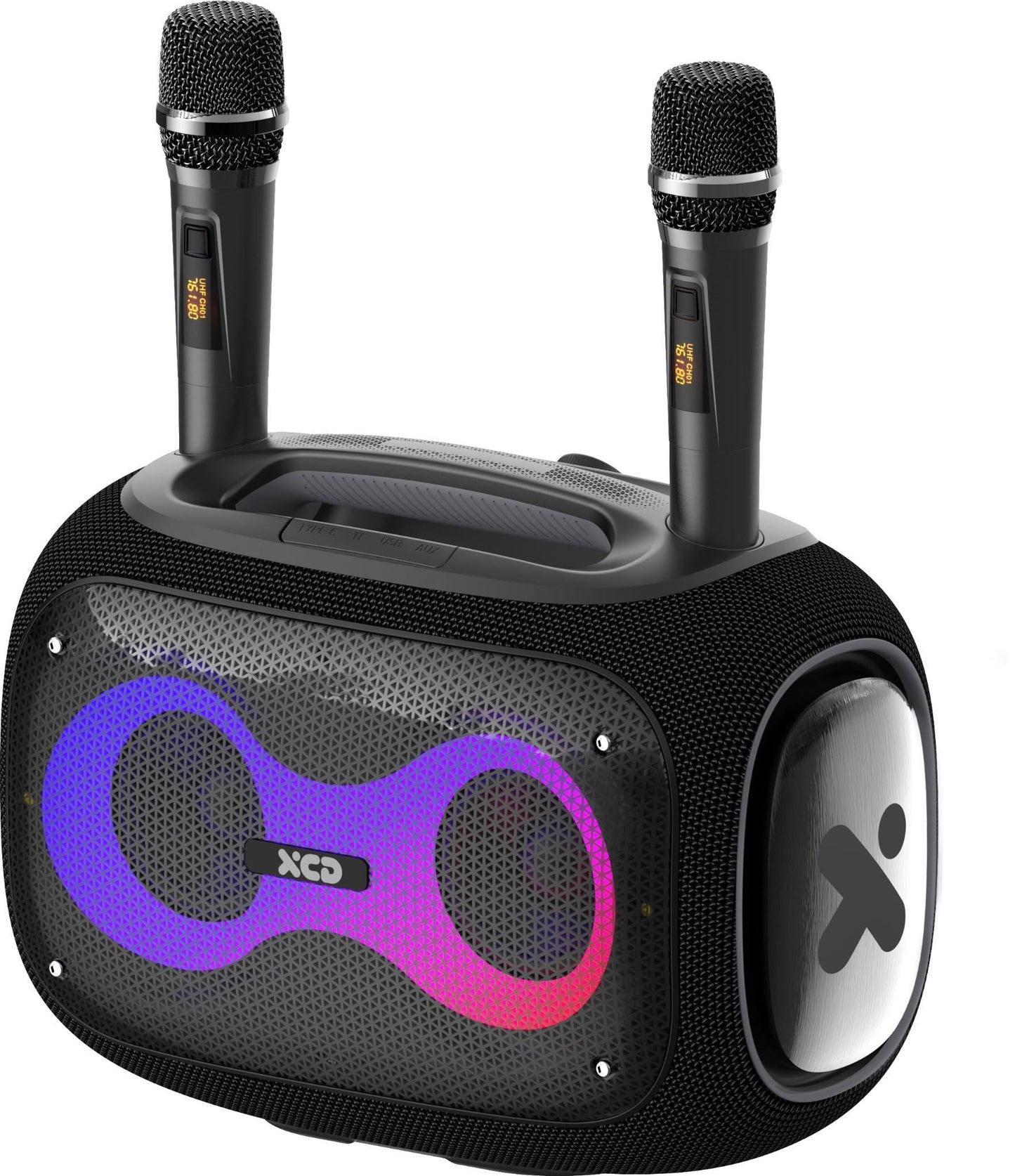 XCD Bluetooth Karaoke Machine X-Bass with Dual Microphones