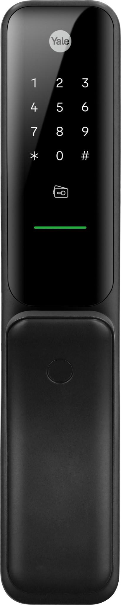 Yale Kyra Pro Smart Push/Pull Mortice Lock with Yale Home Module (Matt Black)