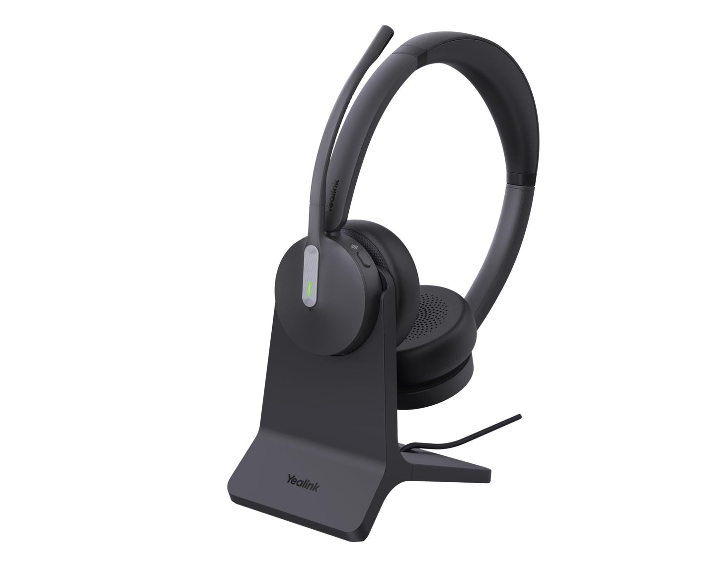 Yealink BH70-D-CH-TEAMS-USB-C/A BH70 Wireless MS Stereo Bluetooth Headset USB-C/A with Charge Stand (Black)