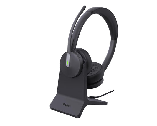 Yealink BH70-D-CH-TEAMS-USB-C/A BH70 Wireless MS Stereo Bluetooth Headset USB-C/A with Charge Stand (Black)