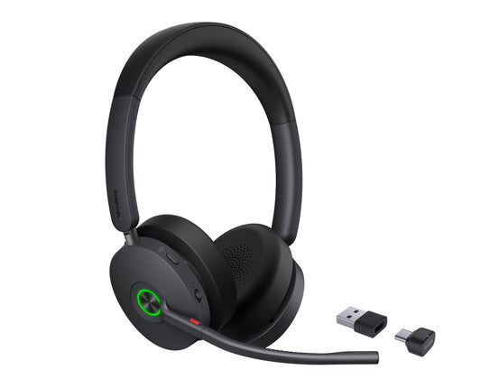 Yealink BH74-UC-C/A BH74 Wireless UC Stereo Bluetooth ANC Headset USB-C/A (Black)
