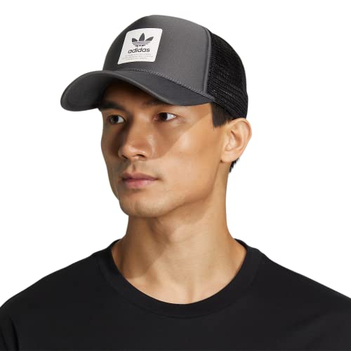 adidas Originals Dispatch Trucker 5-Panel High Crown Mesh-Back Adjustable Strapback Cap