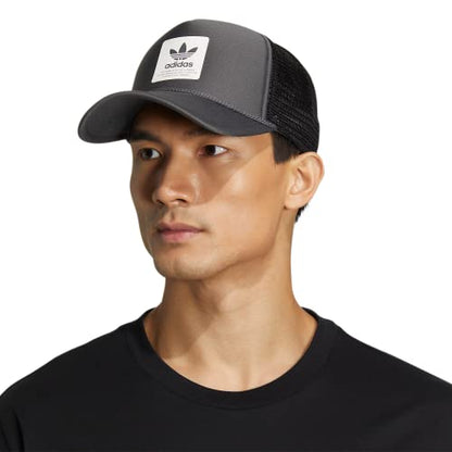 adidas Originals Dispatch Trucker 5-Panel High Crown Mesh-Back Adjustable Strapback Cap