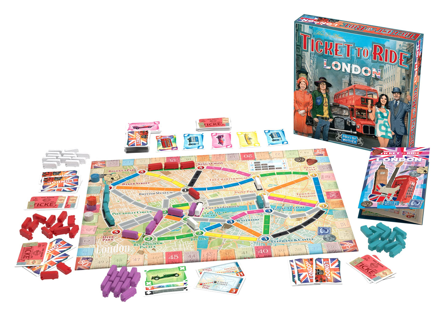 Asmodee Ticket to Ride: London Family Strategy Board Game
