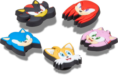 Crocs Jibbitz 5 Pack Sonic The Hedgehog Shoe Charms | Jibbitz for Crocs