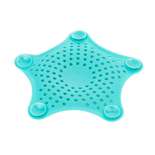 Umbra Starfish Drain Cover/Hair Catcher, Surf Blue