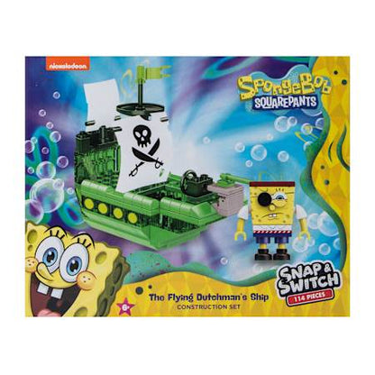 Well Played Toys SpongeBob SquarePants The Flying Dutchman's Ship Build Set - 114 pieces