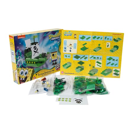 Well Played Toys SpongeBob SquarePants The Flying Dutchman's Ship Build Set - 114 pieces