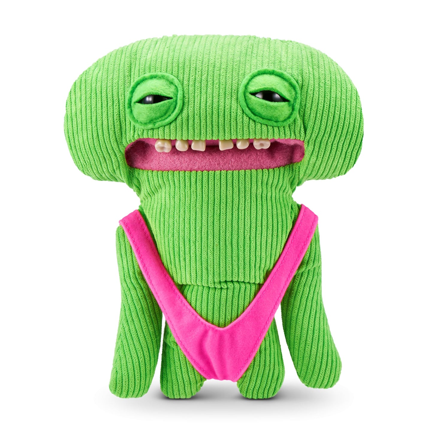 ZURU Funny Ugly Monster Vacay Vibes - Smiley O Riley Plush Fuggler, Green