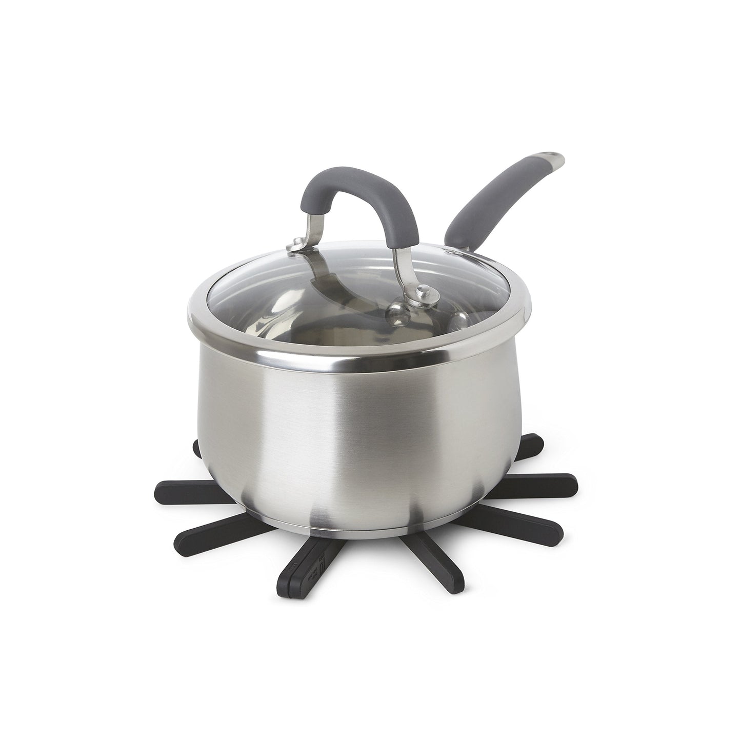 Umbra Fanfare Silicone Trivet (Set of 2) Black