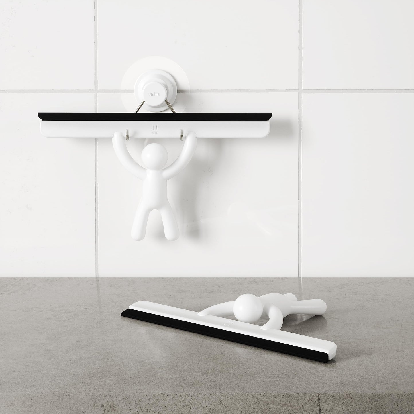 Umbra Buddy Adhesive Squeegee, White