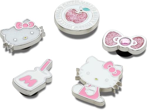 Crocs Jibbitz 5-Pack Hello Kitty and Friends Sparkly Shoe Charms | Jibbitz for Crocs