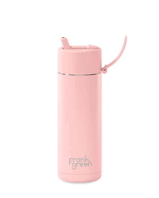 20oz Bottle with Flip Straw Lid - Blushed