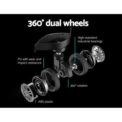 Wanderlite 28-inch Luggage Set with TSA Lock�ABS Hard Shell Travel Suitcase Organiser Luggage Case Black