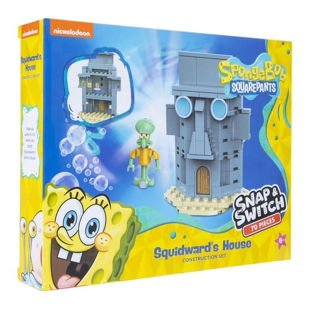 Well Played Toys SpongeBob SquarePants Squidward's House Build Set - 70 Pieces