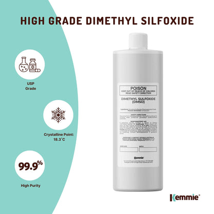 1L DMSO Liquid 99.9% Pure Pharmaceutical Dimethyl Sulfoxide Grade Solvent Bulk