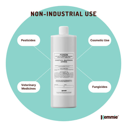 250ml DMSO Liquid Dimethyl Sulfoxide 99.9% Pure Pharmaceutical Grade Solvent