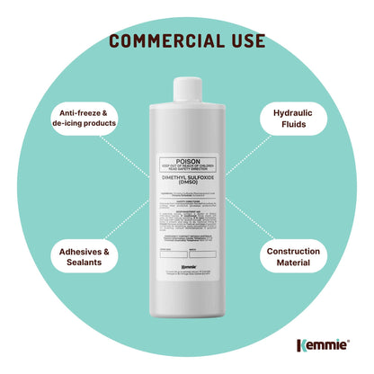 250ml DMSO Liquid Dimethyl Sulfoxide 99.9% Pure Pharmaceutical Grade Solvent