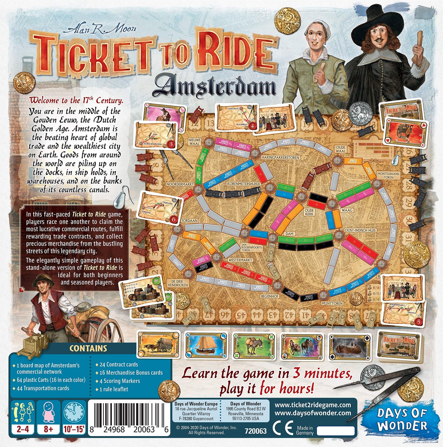 Asmodee Ticket to Ride Amsterdam Express Board Game