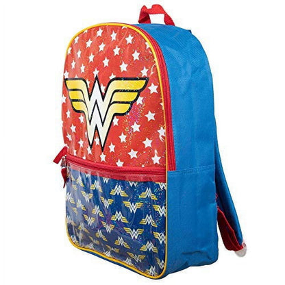 Bioworld Wonder Woman 5-piece Backpack and Lunch Set