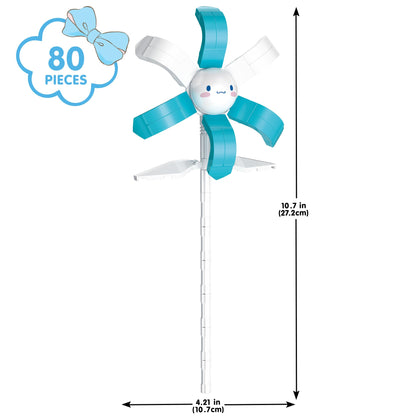 Brickcraft Officially Licensed Sanrio Cinnamoroll Flower 80 Pieces Building Set