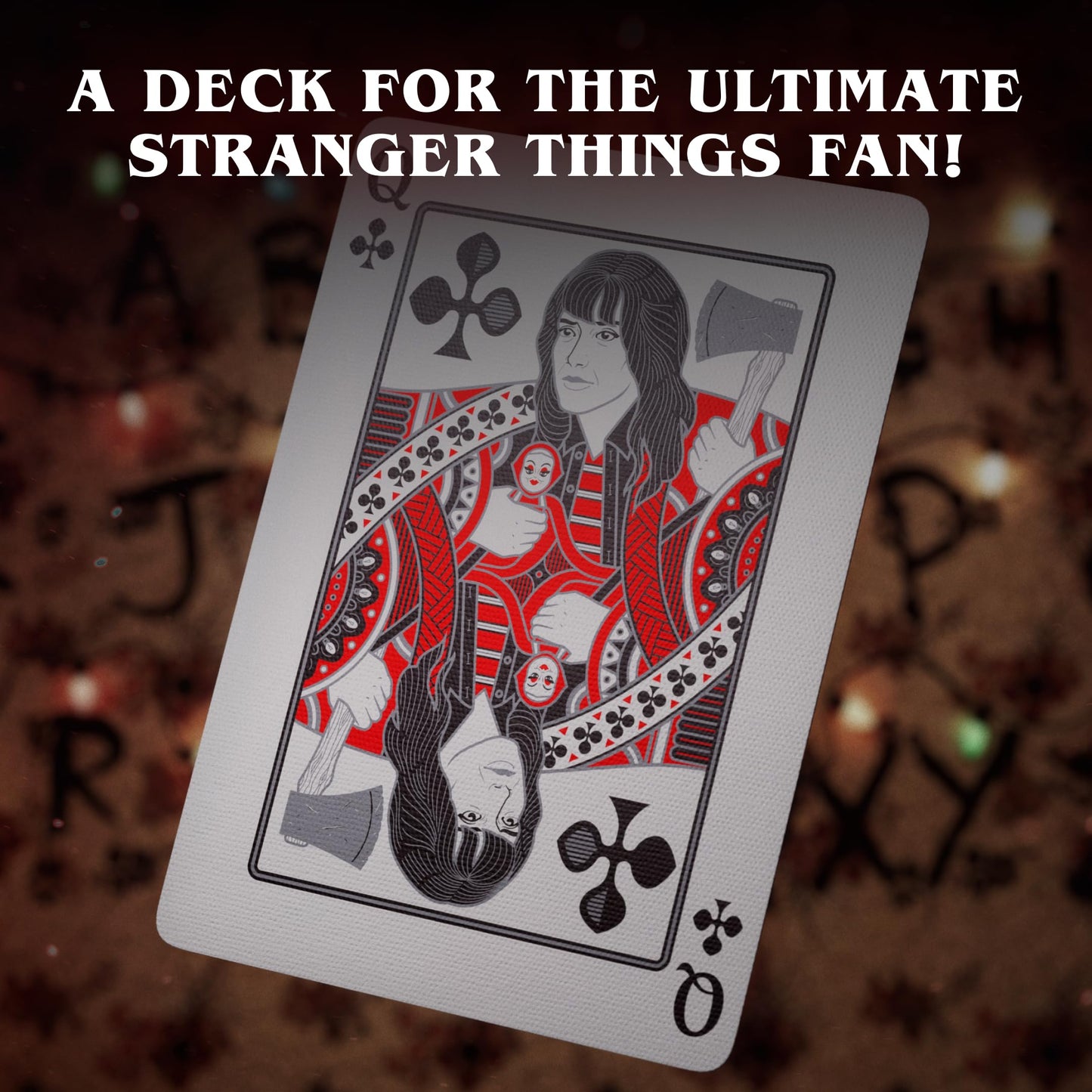 theory11 Stranger Things Premium Playing Cards, Poker Size Standard Index