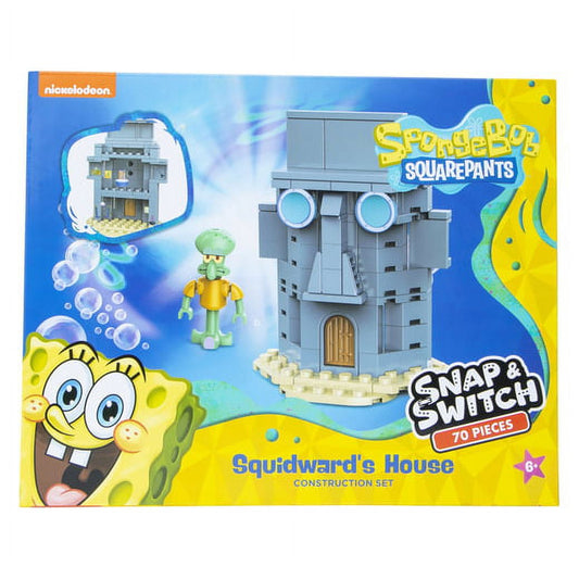 Well Played Toys SpongeBob SquarePants Squidward's House Build Set - 70 Pieces