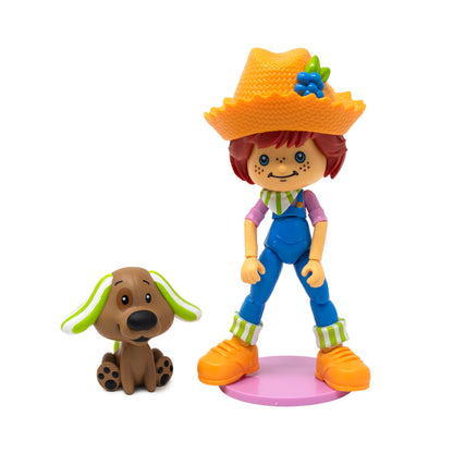 Boss Fight Studio Strawberry Shortcake Huckleberry Pie with Pupcake, Collectible Figure