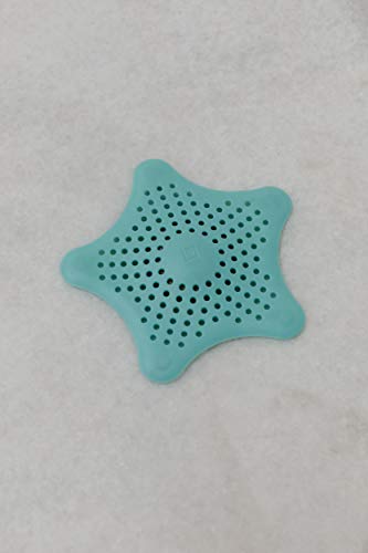 Umbra Starfish Drain Cover/Hair Catcher, Surf Blue