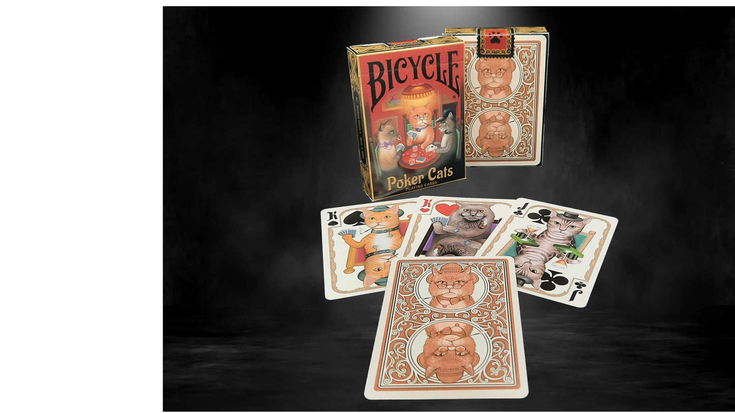 Bicycle Poker Cats V2 Playing Cards