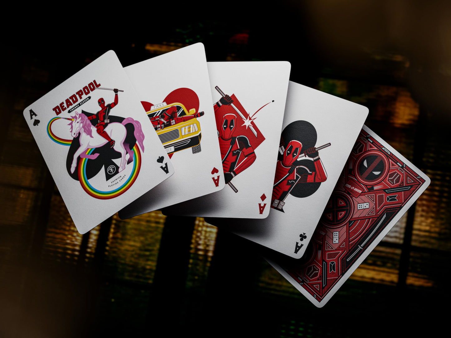 theory11 Deadpool Premium Playing Cards
