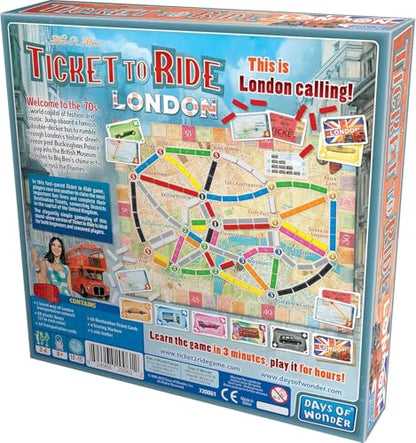 Asmodee Ticket to Ride: London Family Strategy Board Game