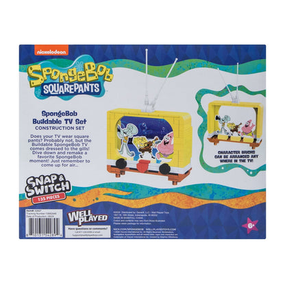 Well Played Toys SpongeBob SquarePants Build TV Set - 135 pieces