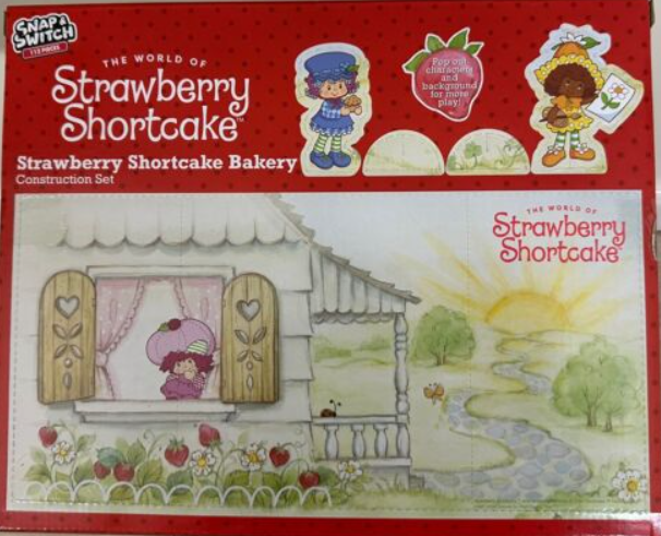 Well Played Toys Strawberry Shortcake Bakery Build Set & Figure - 112 pieces
