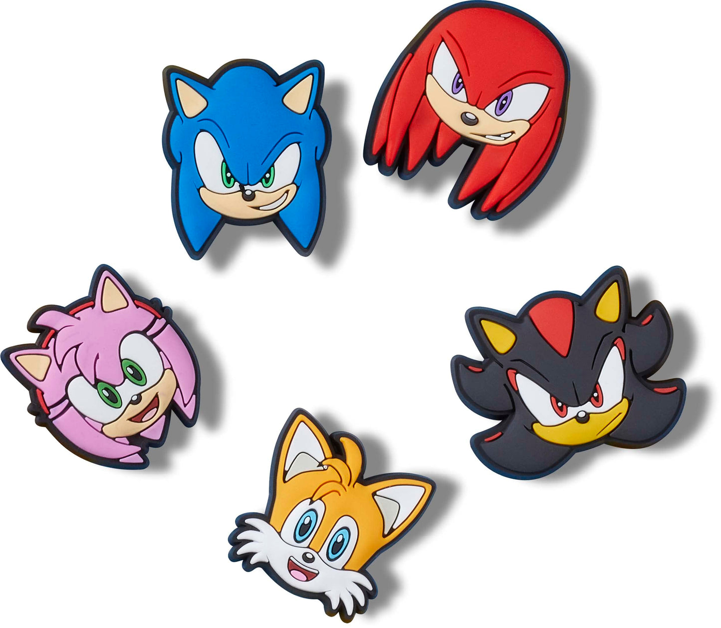 Crocs Jibbitz 5 Pack Sonic The Hedgehog Shoe Charms | Jibbitz for Crocs