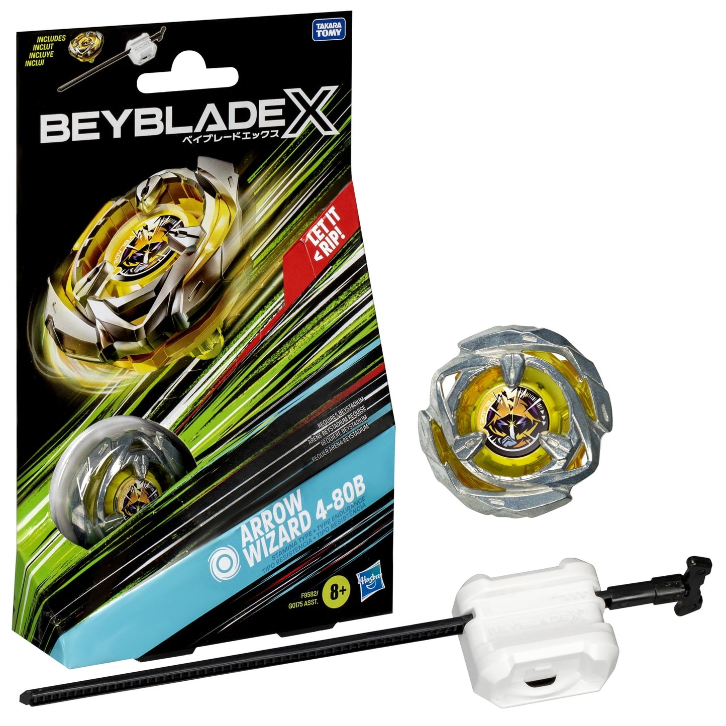 Beyblade X Arrow Wizard 4-80B Starter Pack Set