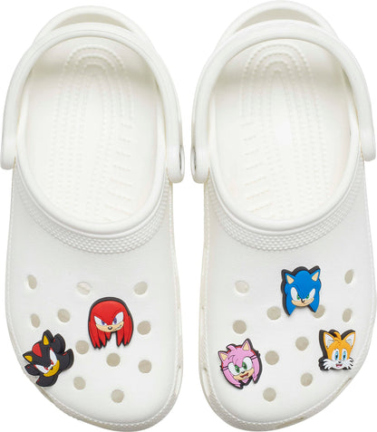 Crocs Jibbitz 5 Pack Sonic The Hedgehog Shoe Charms | Jibbitz for Crocs