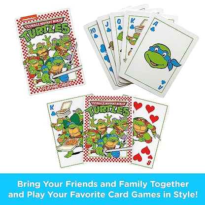 AQUARIUS Teenage Mutant Ninja Turtles Pizza Playing Cards