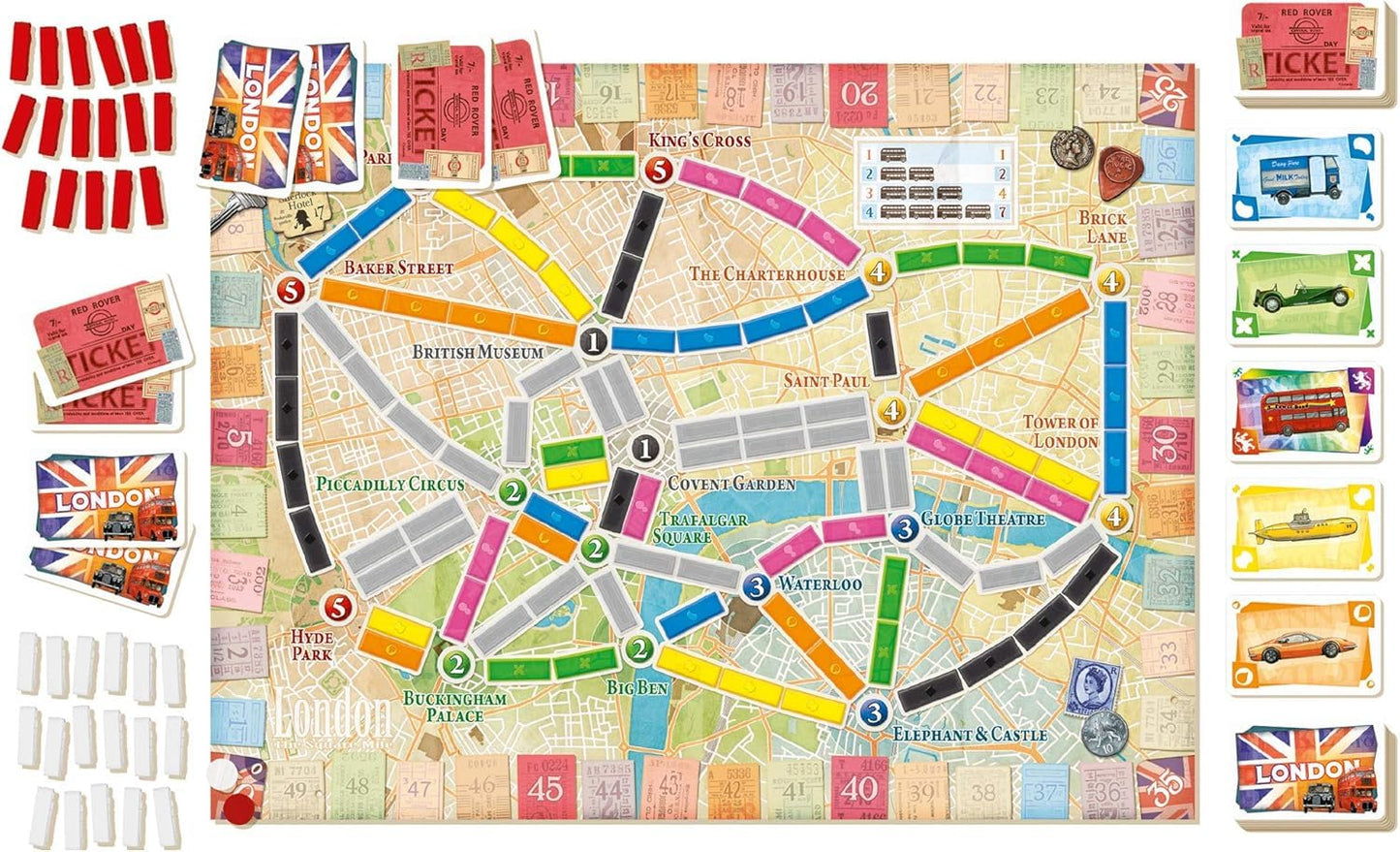 Asmodee Ticket to Ride: London Family Strategy Board Game