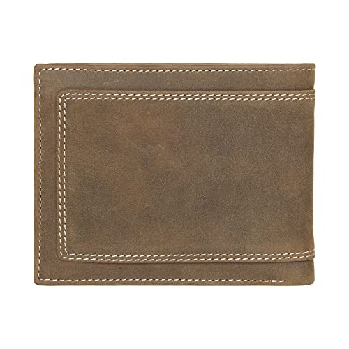 WOLVERINE Men's RFID Blocking Rugged Bifold & Passcase Wallet