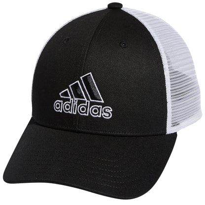 adidas Men's Mesh Back Structured Low Crown Snapback Adjustable Fit Cap