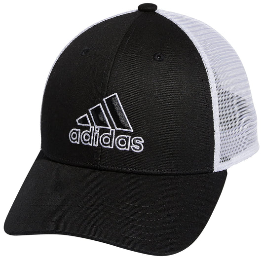 adidas Men's Mesh Back Structured Low Crown Snapback Adjustable Fit Cap